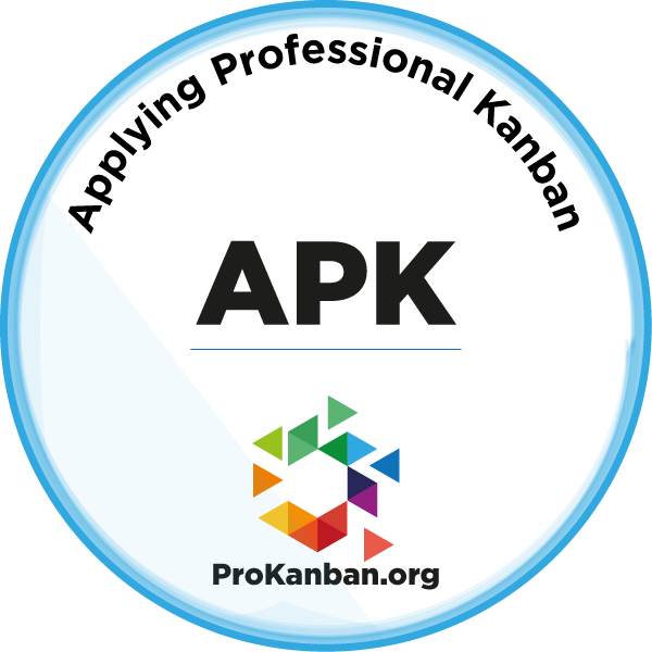 Applying Professional Kanban logo from Prokanban.org